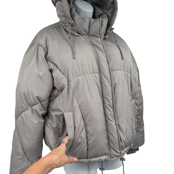 Sebby Short Puffer Jacket with removable hood Junior Large - Picture 5 of 12